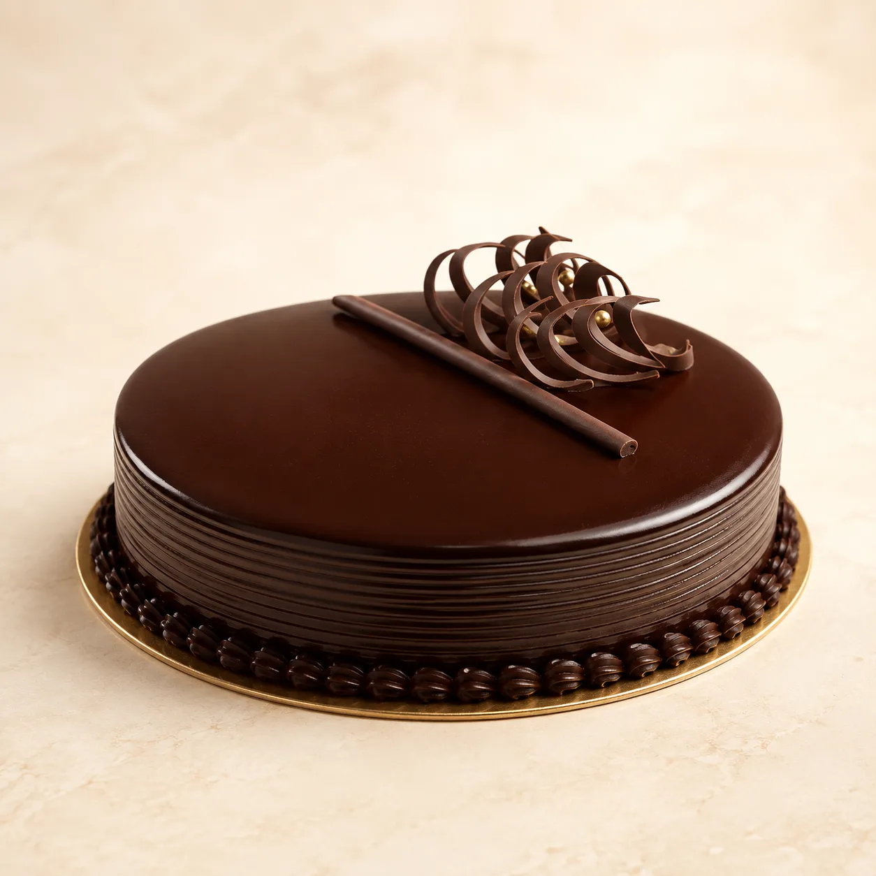 Classic Chocolate Truffle Cake