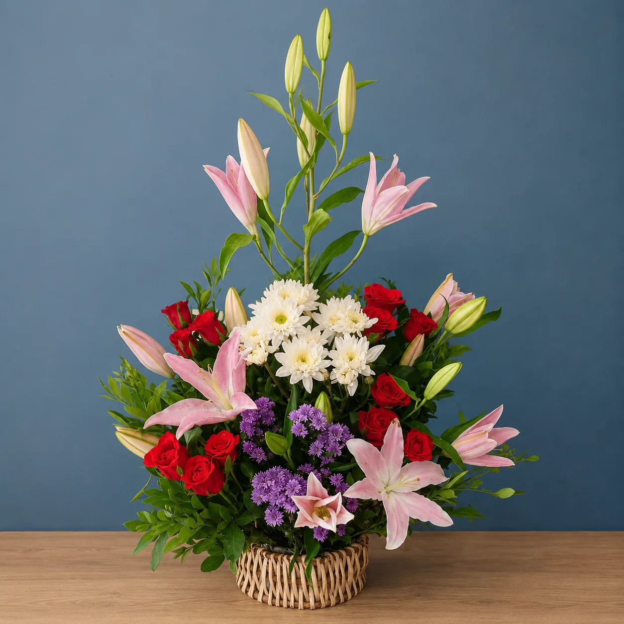 Royal Blossom Basket