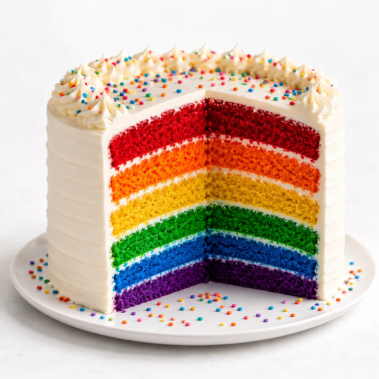 Rainbow Celebration Cake