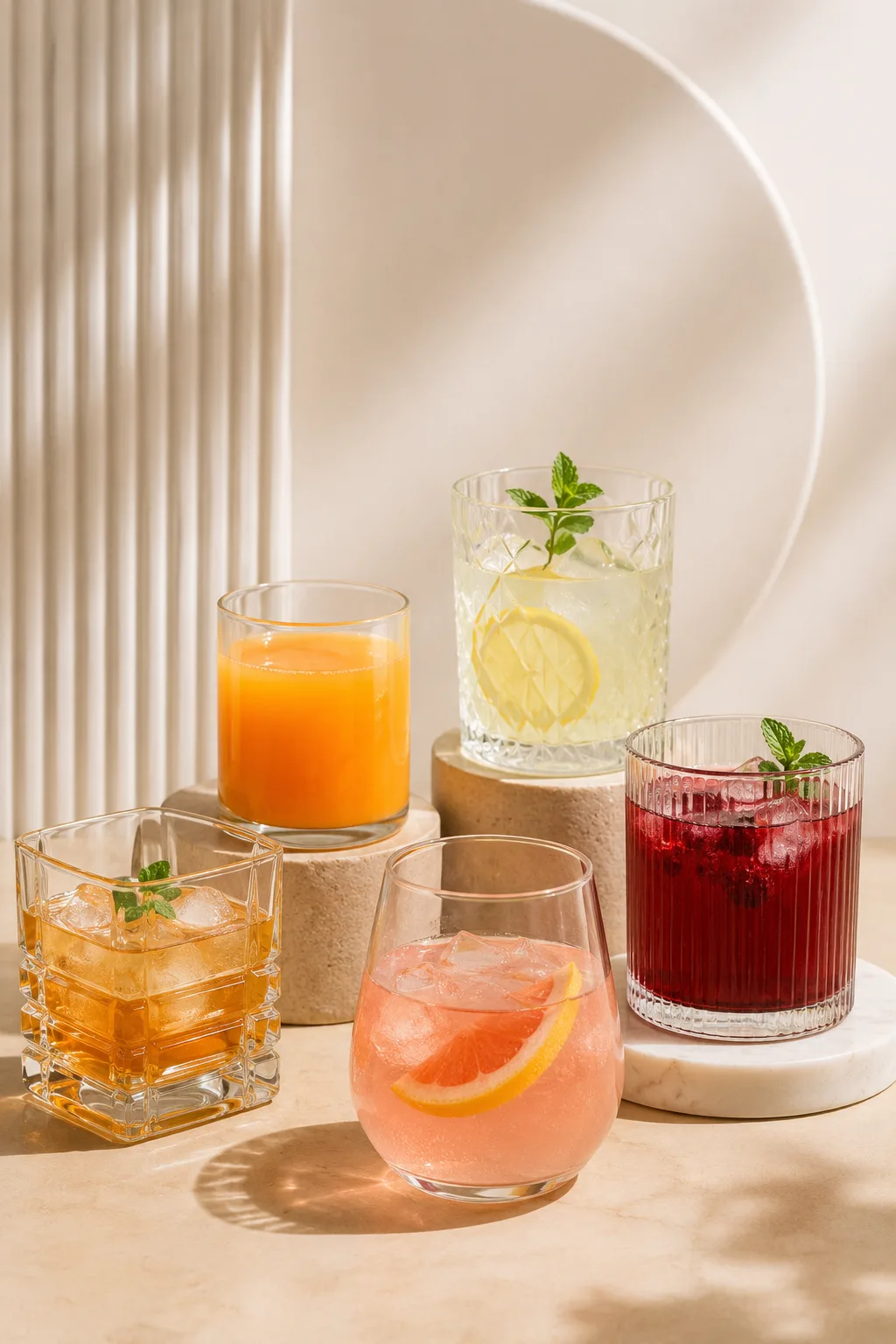 Juice or Beverage Glasses
