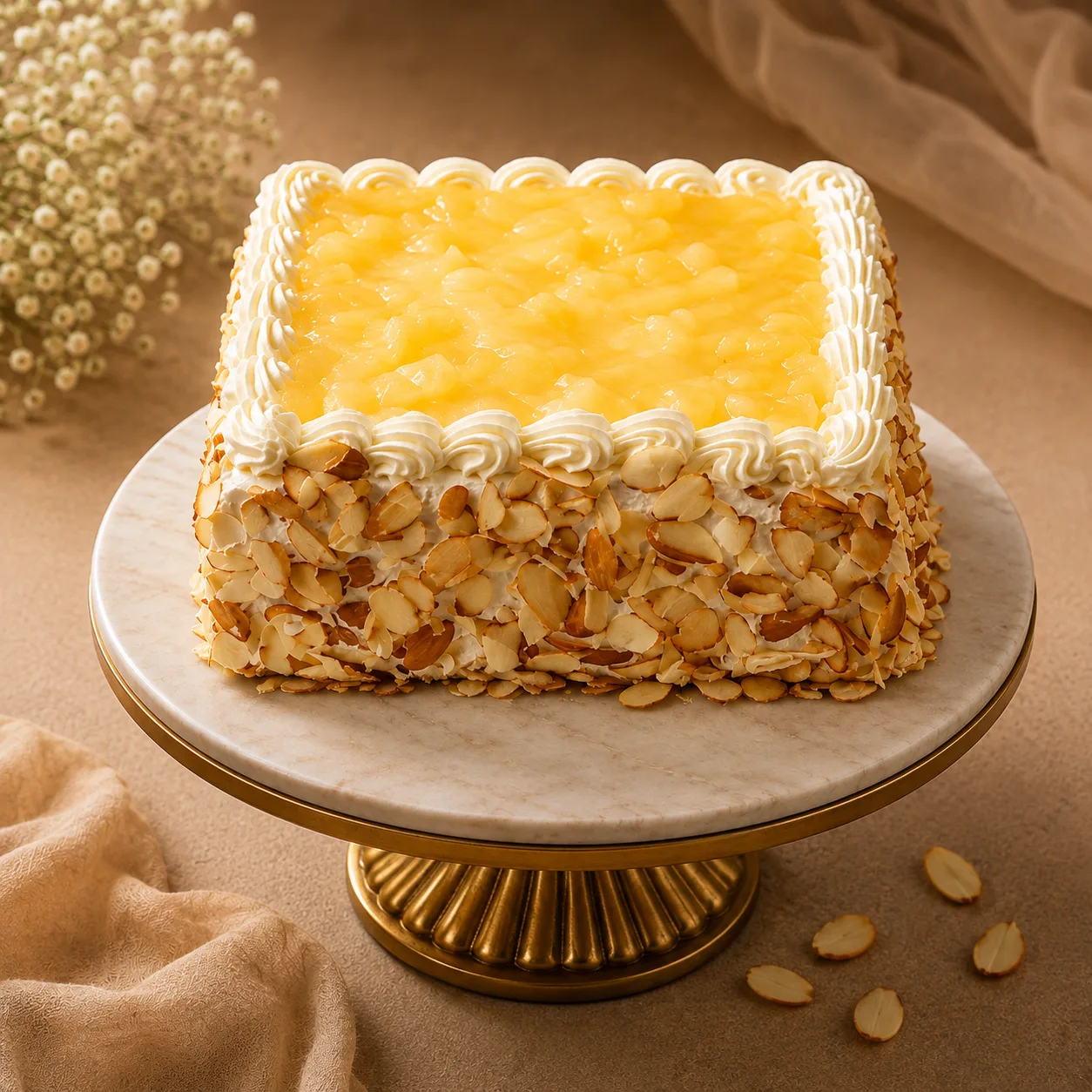 Pineapple Cream Cake